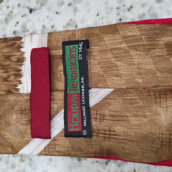 Hallmark Holiday Traditions 100% Reason For The Season Santa Tie 4x58 - Picture 2 of 4